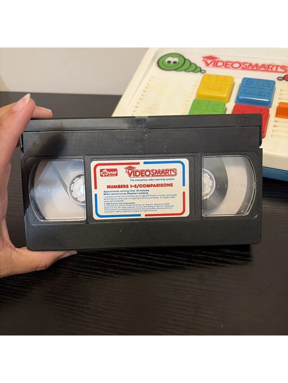 Vtech Educational Electronics 1986 Video Smarts-UNSURE Of Working Toy Kids VCR